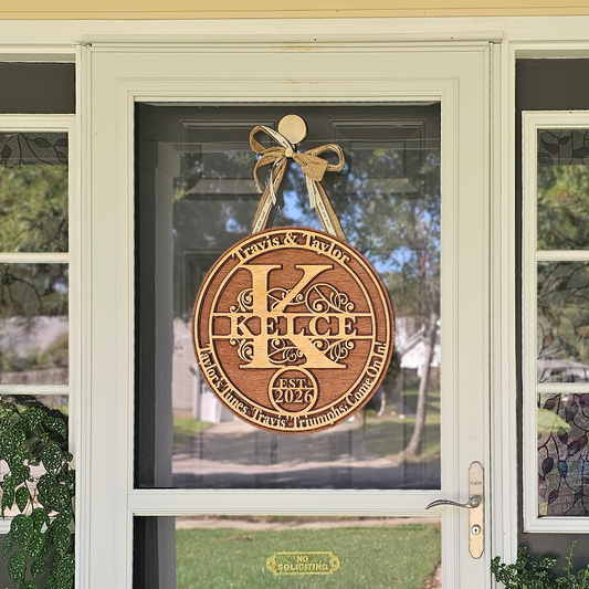 Layered Split Monogram