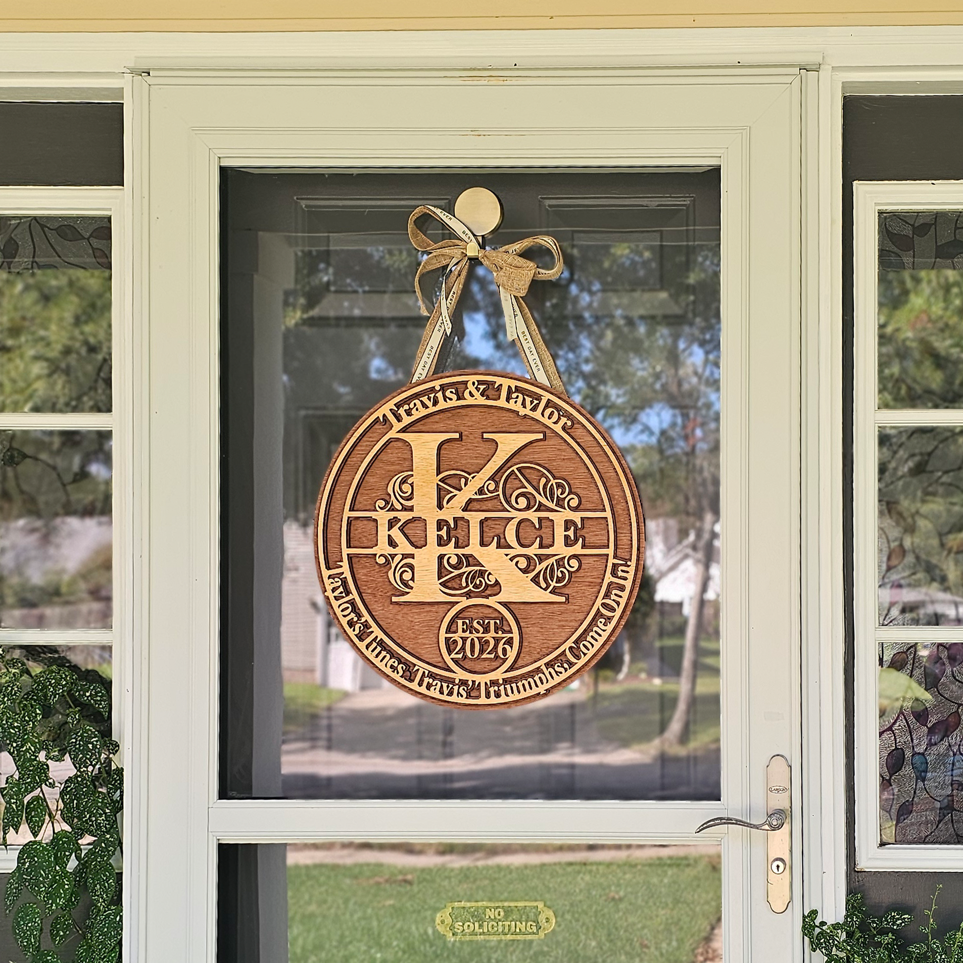 Layered Split Monogram 